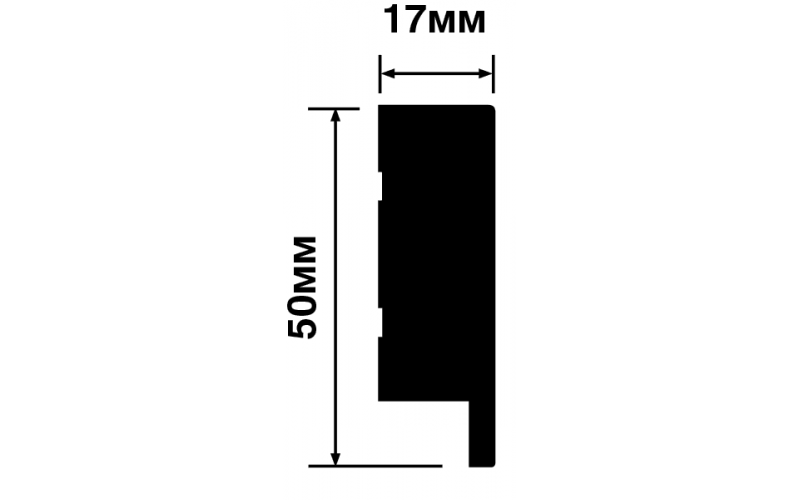 Финишный молдинг HIWOOD LF1 GR15