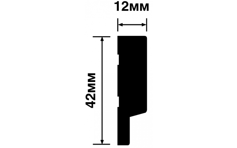 Финишный молдинг HIWOOD LF124A BR417N