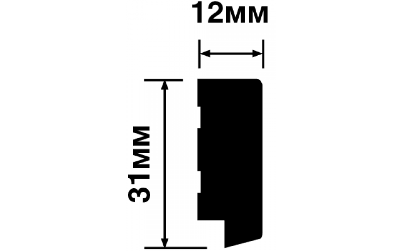 Финишный молдинг HIWOOD LF124B BR416