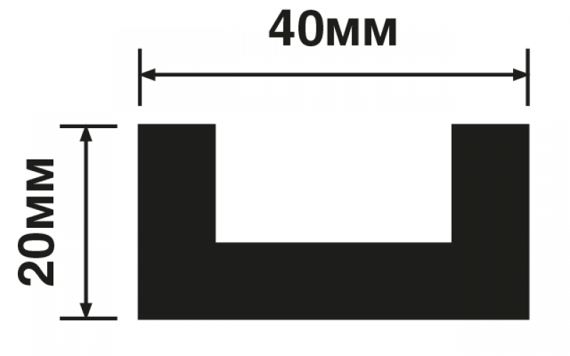 Молдинг HI WOOD LB40 BR396