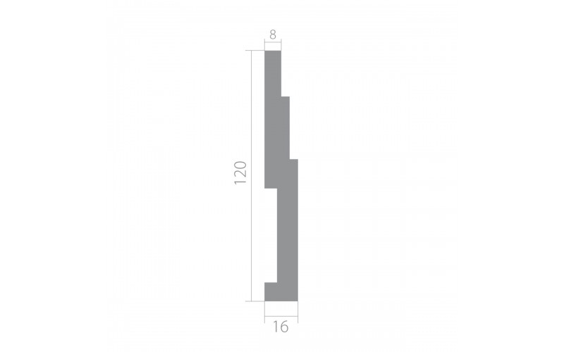 Плинтус Ultrawood Base 1216 i