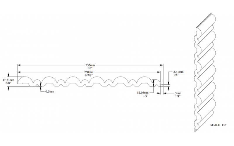 3D стеновая панель Orac WX211-3000