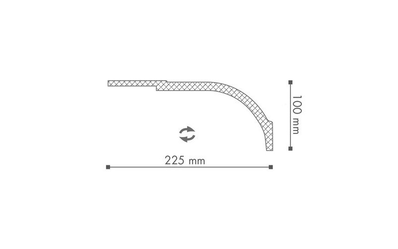 Карниз NMC Wallstyl WT22
