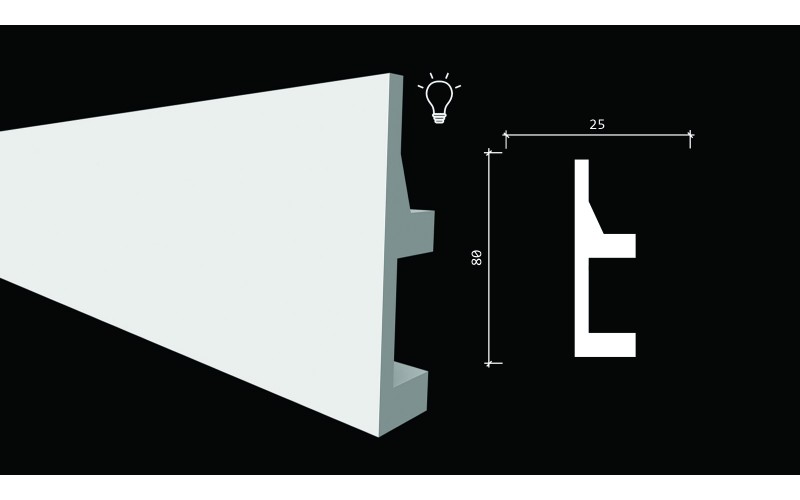 DD615 Молдинг с отражателем ДекорДизайн