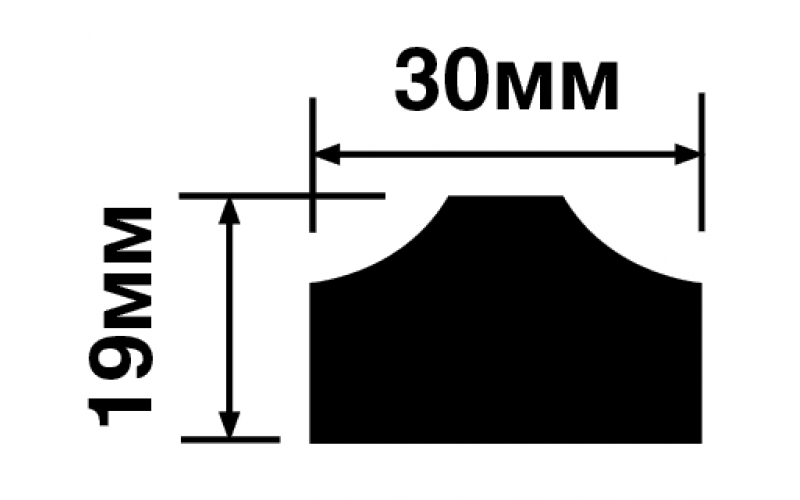 Молдинг HI WOOD TRW30