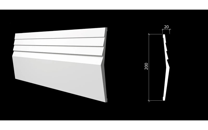 DD929(3m) Панель (200x20x3000мм) ДекорДизайн