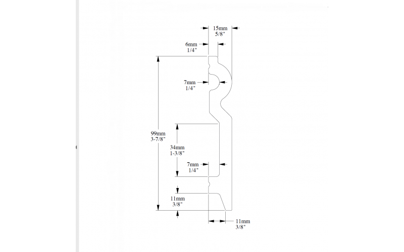 Плинтус Orac SX137