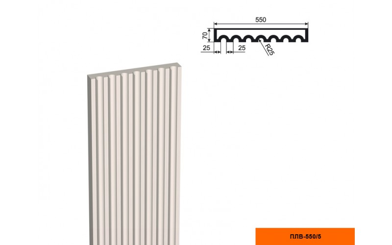 Пилястра составная Lepninaplast  ПЛВ-550/5