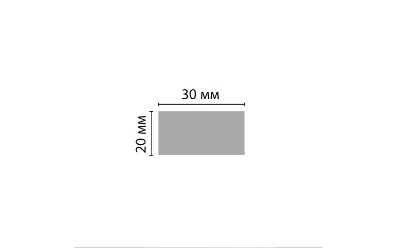 Молдинг Decomaster D048-84 ДМ(20*30*2900 мм)